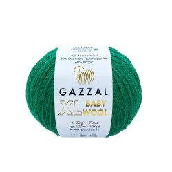 814 - žalia Gazzal Baby Wool XL
