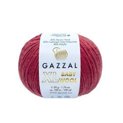 816 - tamsi rožinė Gazzal Baby Wool XL