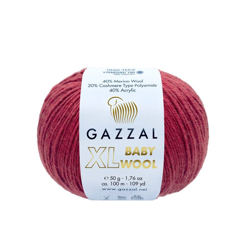 816 - tamsi rožinė Gazzal Baby Wool XL