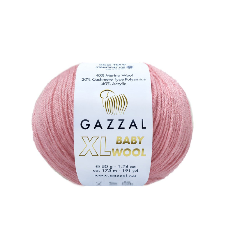 831 - sendinta rožė Gazzal Baby Wool XL