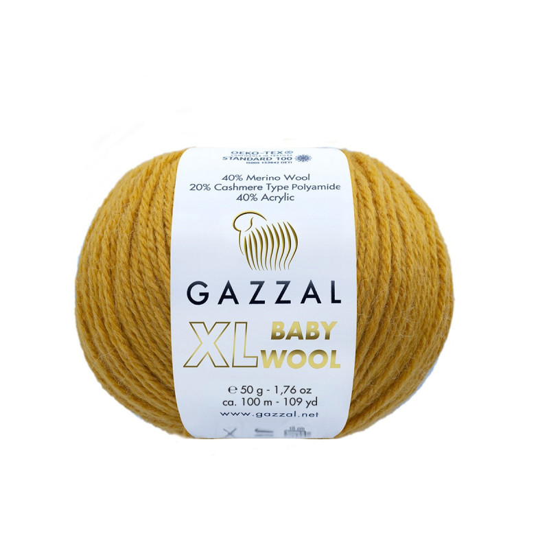 842 - garstyčių Gazzal Baby Wool XL