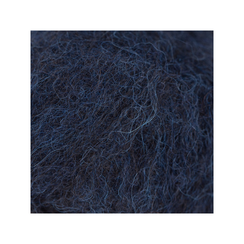 42 - tamsi mėlyna DROPS Brushed Alpaca Silk
