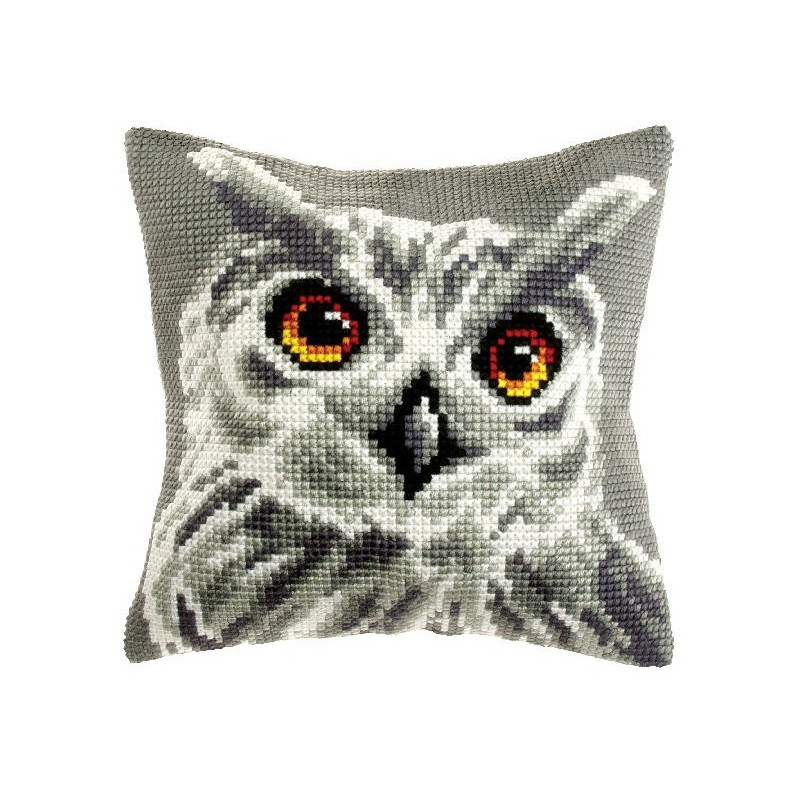SA9532 - Pagalvėlė „Pelėda“ 40x40 cm siuvinėjimo rinkinys Orchidea