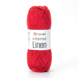 4114 - raudona YarnArt Intense Linen