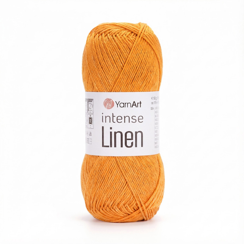 4116 - oranžinė YarnArt Intense Linen