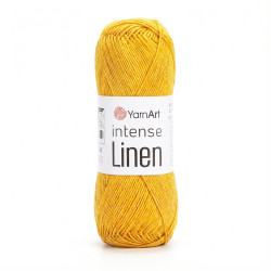 4117 - geltona YarnArt Intense Linen