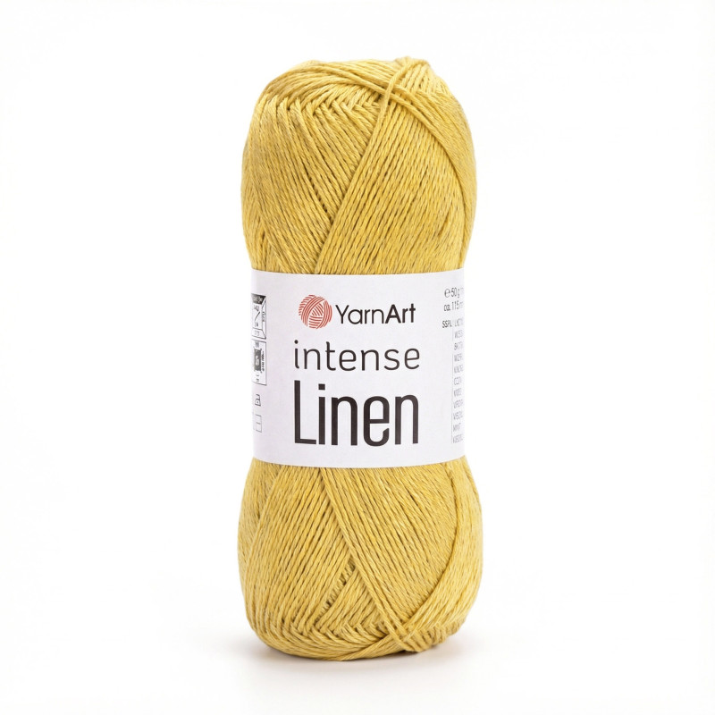 4119 - garstyčių YarnArt Intense Linen