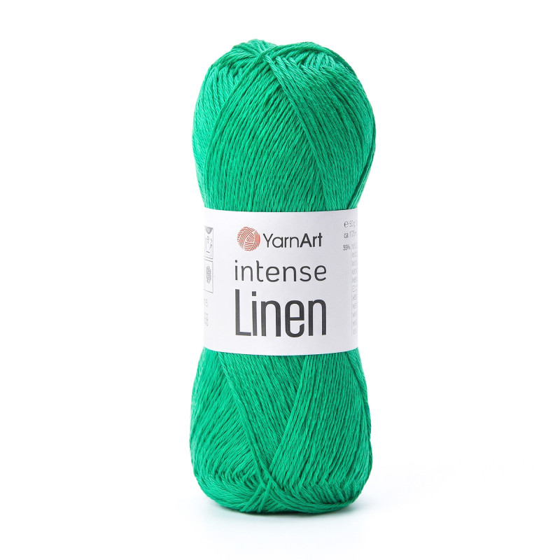 4126 - žalia YarnArt Intense Linen