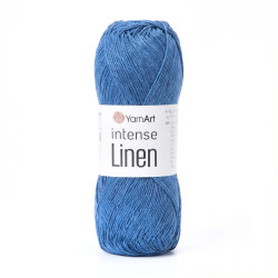 4128 - džinso mėlyna YarnArt Intense Linen