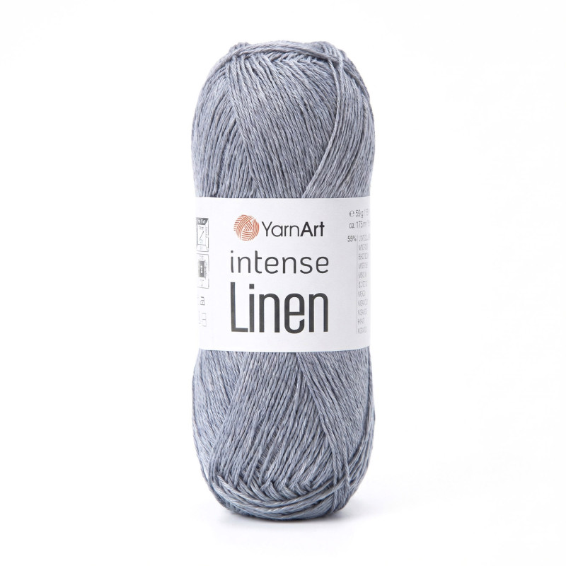 4132 - pilka YarnArt Intense Linen