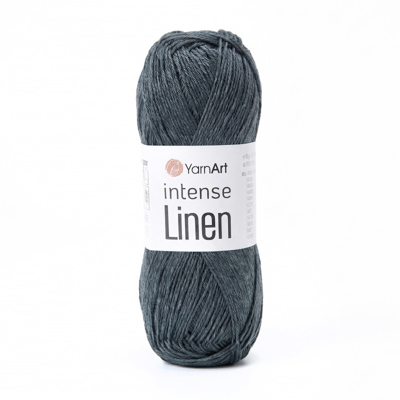 4134 - grafito pilka YarnArt Intense Linen