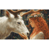 B724 - Švelnioji miško dvasia (The Gentle Spirit of the Forest) siuvinėjimo rinkinys Luca-S