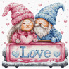 B1443 - Žiemos meilė (Winter love) siuvinėjimo rinkinys Luca-S