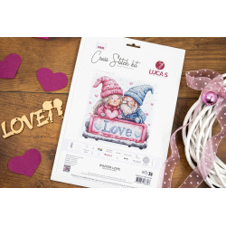 B1443 - Žiemos meilė (Winter love) siuvinėjimo rinkinys Luca-S