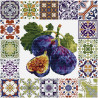 B7057 - Viduržemio jūros figų mozaika (Mediterranean Fig Mosaic) siuvinėjimo rinkinys Luca-S