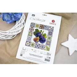 B7057 - Viduržemio jūros figų mozaika (Mediterranean Fig Mosaic) siuvinėjimo rinkinys Luca-S
