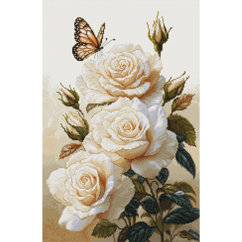 B7056 - Rožių kvapas (The Scent of Roses) siuvinėjimo rinkinys Luca-S