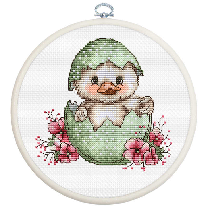 BC238 - Pirmoji pavasario šypsena (The First Smile of Spring) siuvinėjimo rinkinys Luca-S