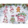 LETI L9969 - Saldieji Kalėdų papuošalai (Sweetmas Ornaments) siuvinėjimo rinkinys Letistitch