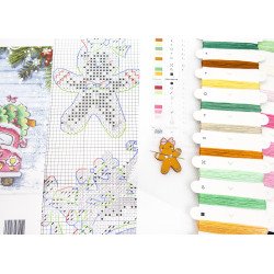 LETI L9969 - Saldieji Kalėdų papuošalai (Sweetmas Ornaments) siuvinėjimo rinkinys Letistitch