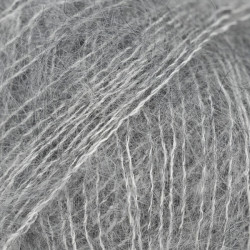 75 - plieno pilka DROPS Kid-Silk