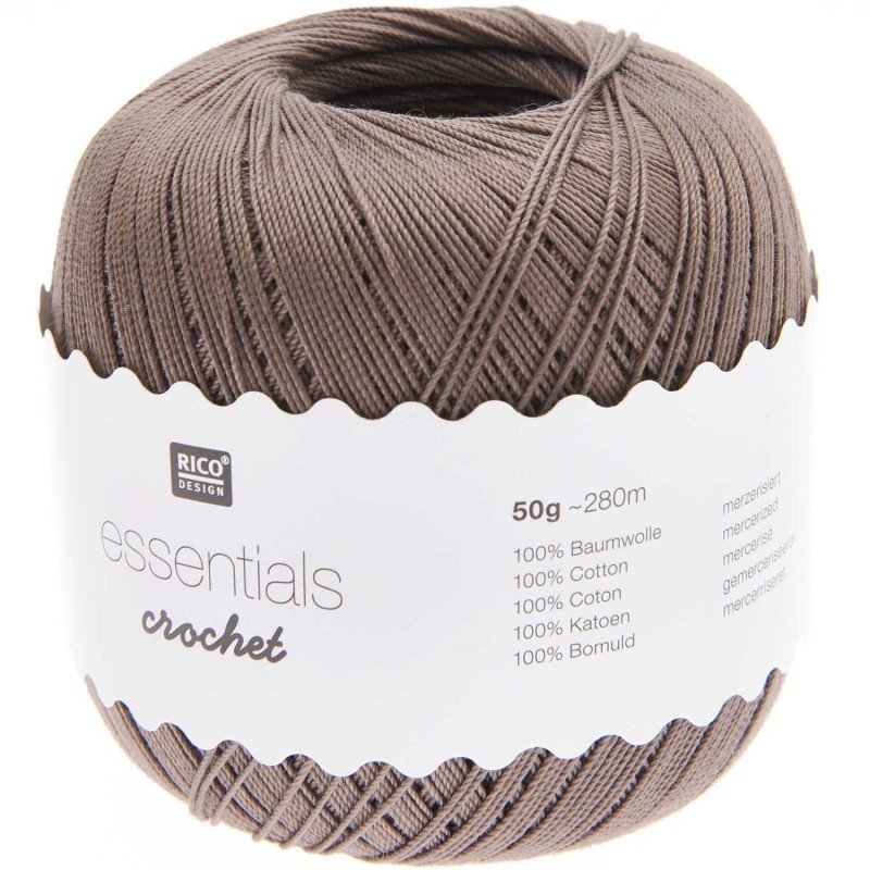 040 - pilkai ruda Rico Design Essentials Crochet
