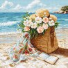 B735 - Žydras paplūdimys (Azure Beach) siuvinėjimo rinkinys Luca-S