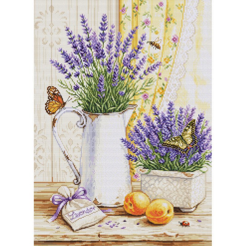 B7063 - Levandų kvapas (Lavender Scent) siuvinėjimo rinkinys Luca-S