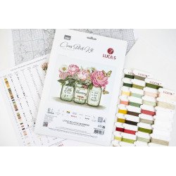 B7065 - Skleidžiasi  po truputį (Little by Little Blooming) siuvinėjimo rinkinys Luca-S