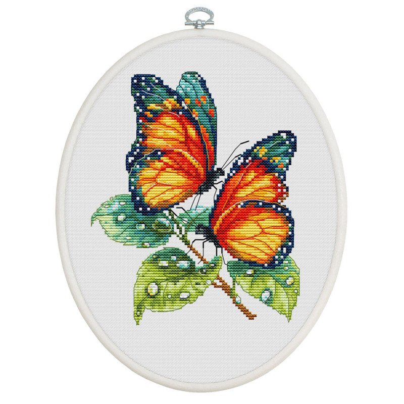 BC239 - Susitikimas po lietaus (Meeting After the Rain) siuvinėjimo rinkinys Luca-S