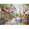 BU5107 - Paryžiaus gėlių parduotuvė (Paris Flower Shop) siuvinėjimo rinkinys Luca-S
