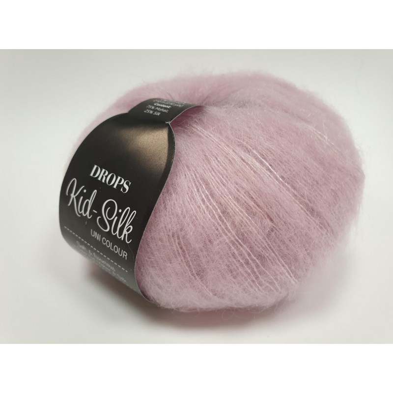 03 - rausva DROPS Kid-Silk 03 - rausva DROPS Kid-Silk