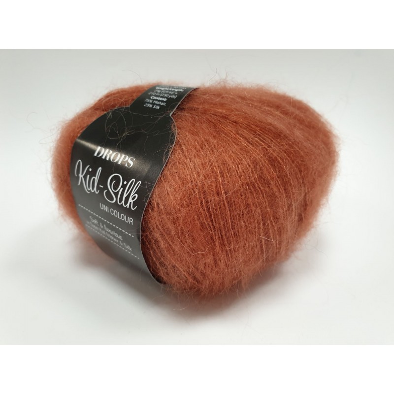 33 - rūdys DROPS Kid-Silk 33 - rūdys DROPS Kid-Silk