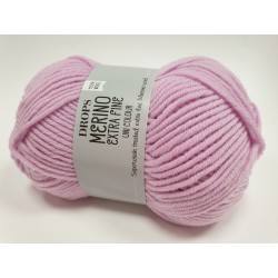 16 - šviesi rausva DROPS Merino Extra Fine