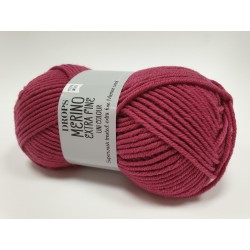 32 - tamsi rožė DROPS Merino Extra Fine
