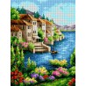2179J 30x40 cm kanva su atspaustu piešiniu Orchidea