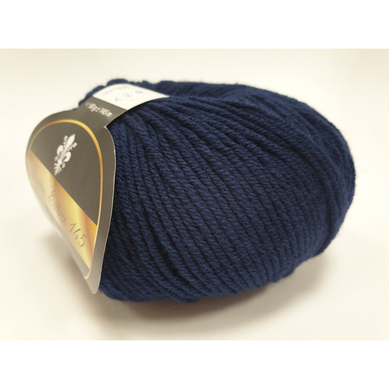 428 - tamsi mėlyna Merino Extra 145