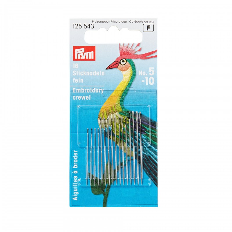 PRYM 125543 - adatos siuvimui ir siuvinėjimui 16 vnt PRYM 125543 - adatos siuvimui ir siuvinėjimui 16 vnt