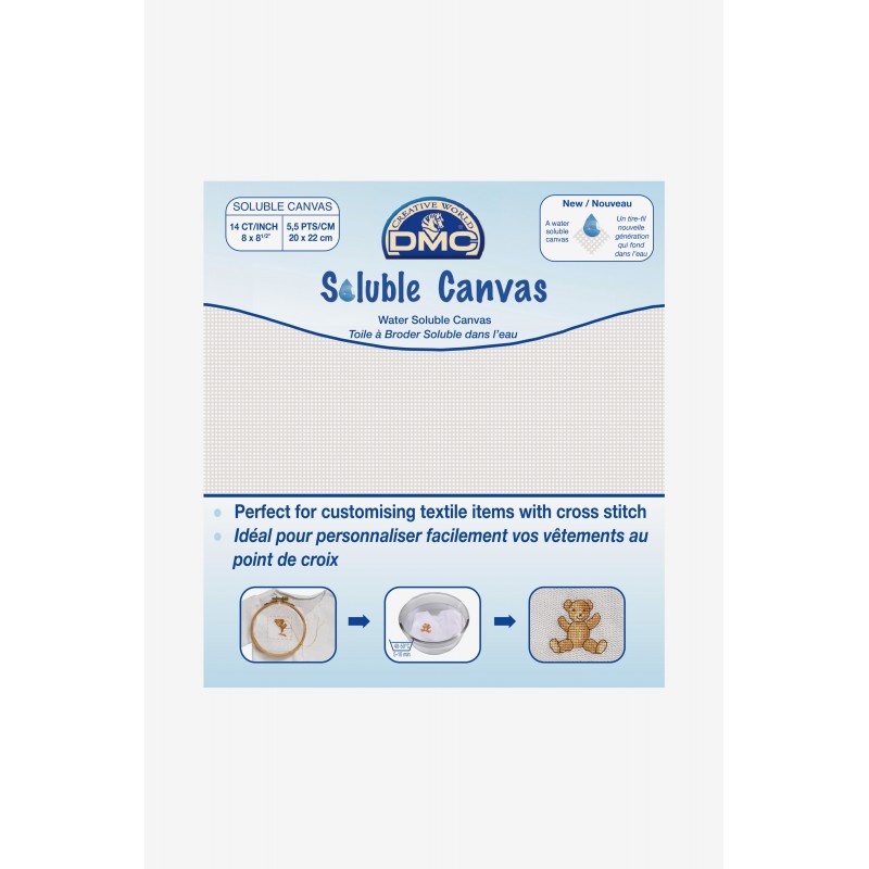 DMC Soluble Canvas DC90 drobė