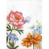 BU4019 - gėlės ir drugelis ( Flowers and Butterfly) siuvinėjimo rinkinys Luca-S