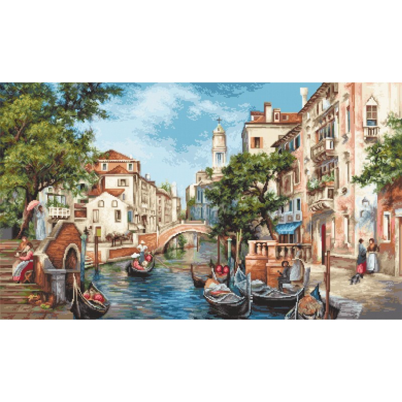 B589 - SAN POLO gatvės (the Streets of SAN POLO) siuvinėjimo rinkinys Luca-S B589 - SAN POLO gatvės (the Streets of SAN POLO) siuvinėjimo rinkinys Luca-S