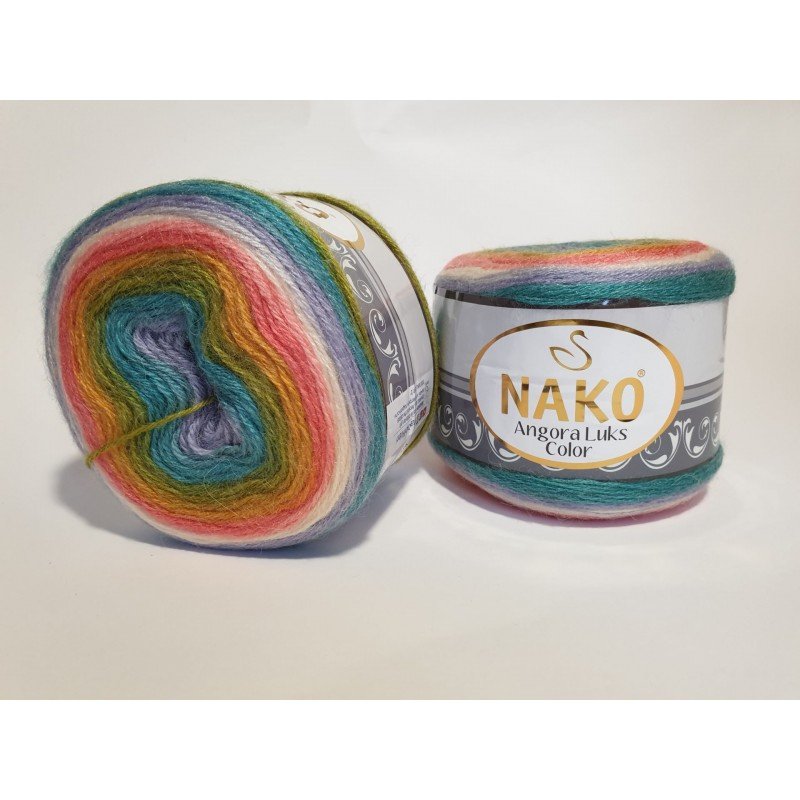 81910 NAKO Angora Luks Color