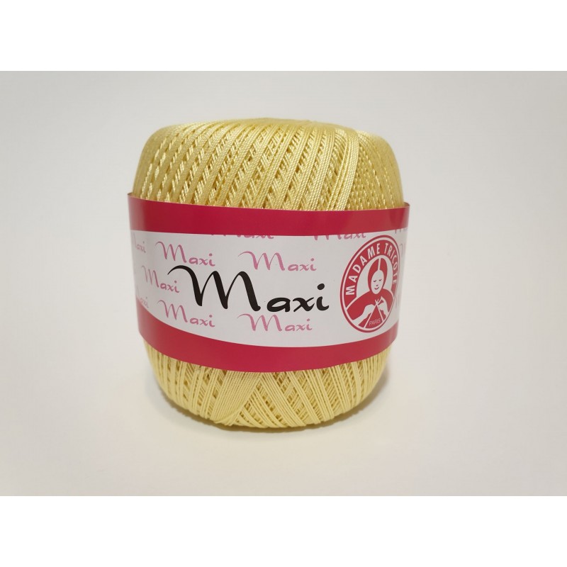 6303 - šviesi geltona Madame Tricote Paris Maxi