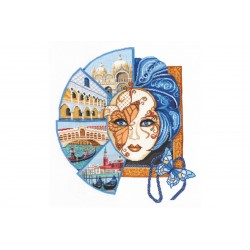 SANV-29 „Venecijos kaukė“ (Venecian Mask) siuvinėjimo rinkinys Andriana