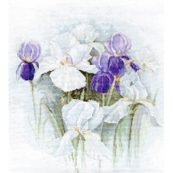 B2367 - irisai (Irises) siuvinėjimo rinkinys Luca-S