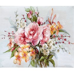 BA2364 - gėlių puokštė (Flower bouquet) siuvinėjimo rinkinys Luca-S