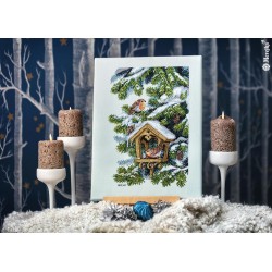 K-152 - Robinai (Robins) siuvinėjimo rinkinys Merejka