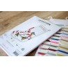 LETI 949 - Mėlynos zylės kojinė (Blue tits Stocking) siuvinėjimo rinkinys Letistitch