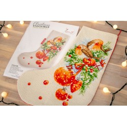 PM1229 - kalėdinė kojinė (Christmas Stocking) siuvinėjimo rinkinys Luca-S