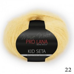 22 - geltona Pro Lana Kid Seta